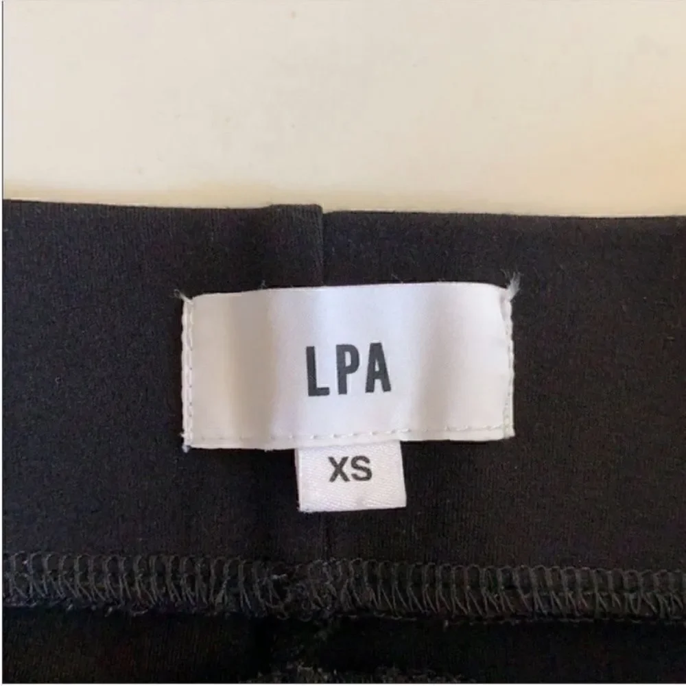LPA High Rise City Biker Shorts In Black